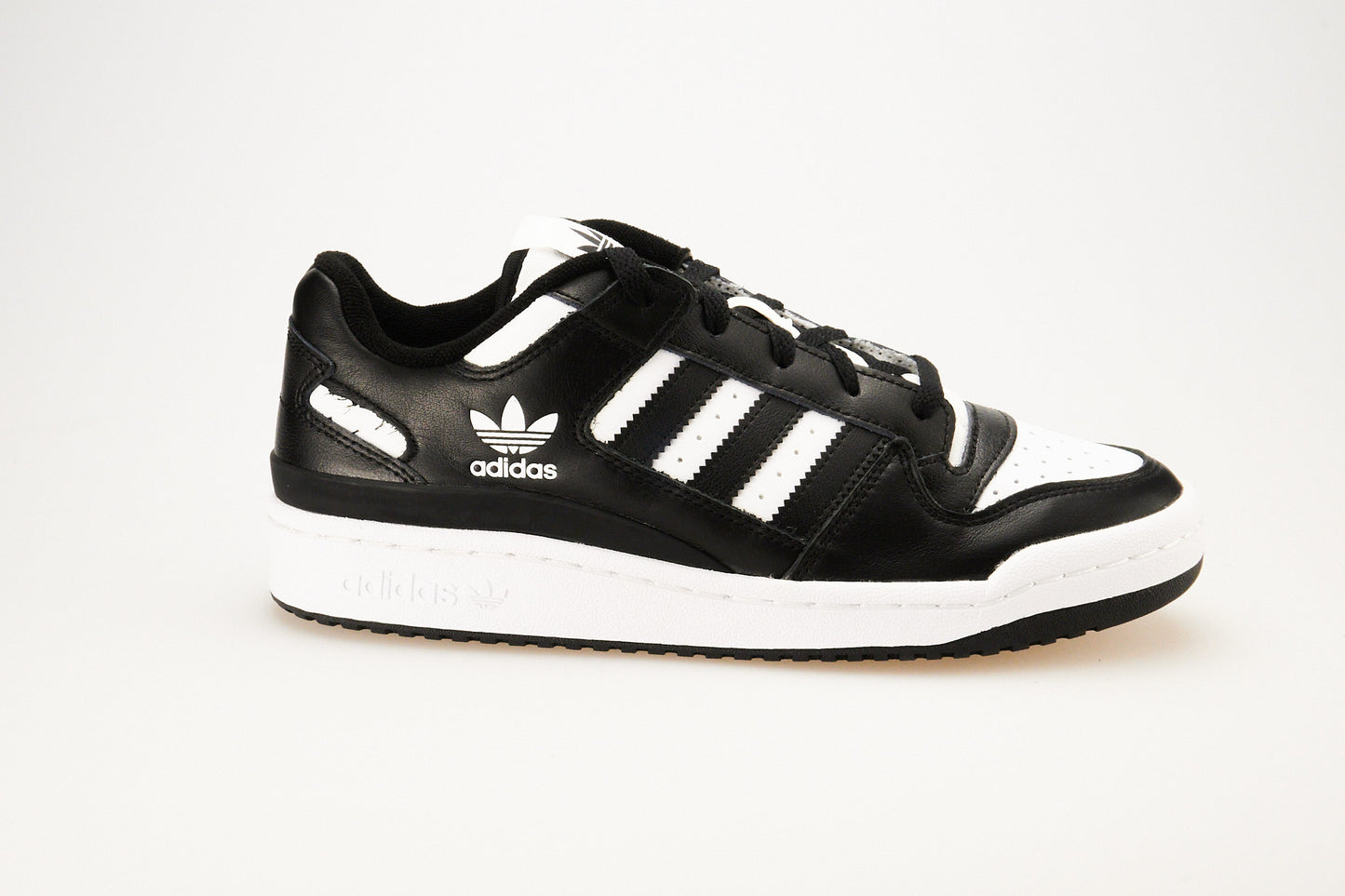 adidas Forum Low CL Men's Size 7 HQ1494 Black/White/Black