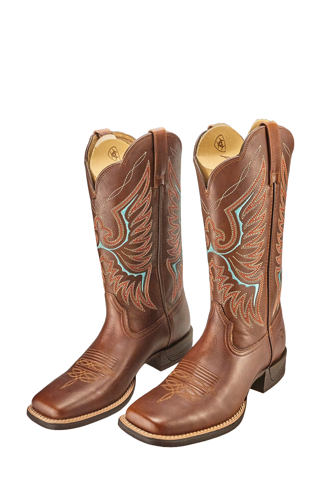 Ariat Womens Rockdale Western Boot Naturally Distressed Brown