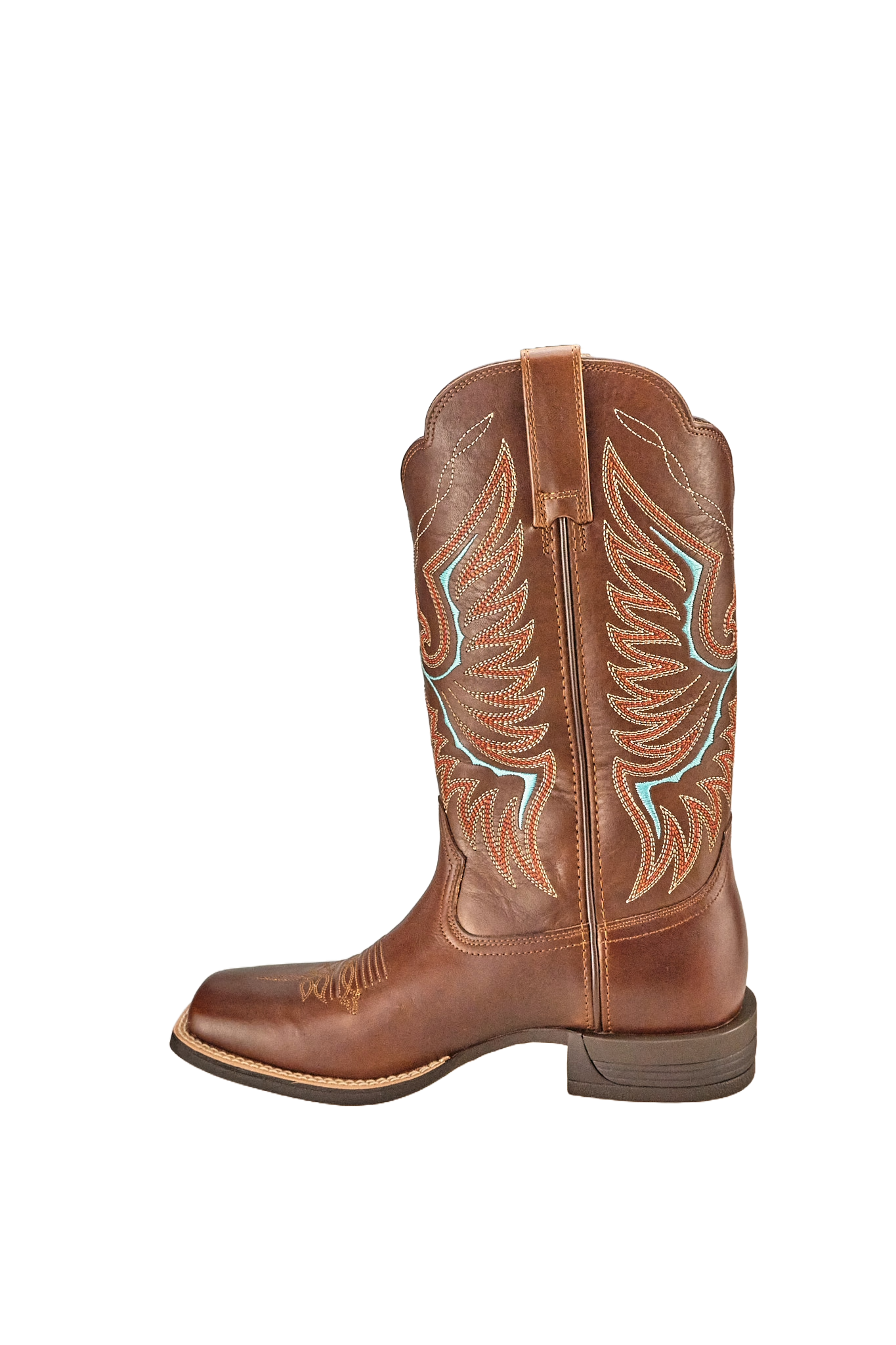 Ariat Womens Rockdale Western Boot Naturally Distressed Brown