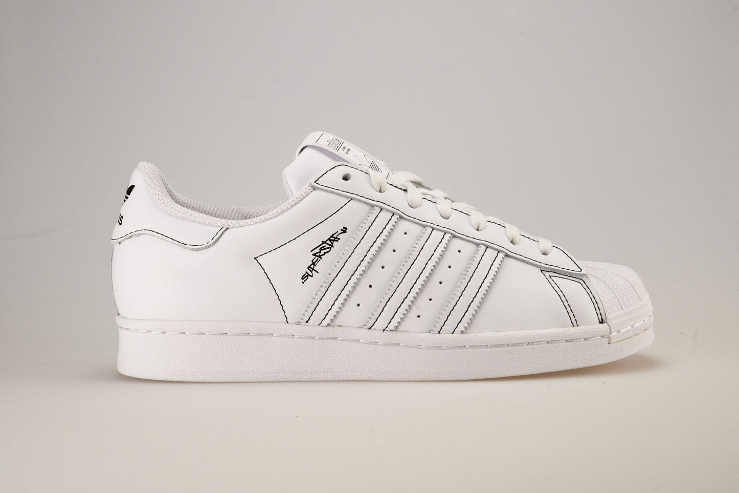 adidas Originals Men's Superstar, Cloud White/Cloud White/Core Black, 8.5